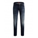 JACK & JONES PLUS Glenn Jeans - Super Soft - Dark Blue Denim