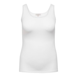 ONLY CARMAKOMA Time Tank Top Jrs - Hvid
