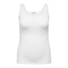 ONLY CARMAKOMA Time Tank Top - Hvid