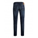 JACK & JONES PLUS Glenn Jeans - Super Soft - Dark Blue Denim