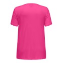 ONLY CARMAKOMA Ketty Life Kortærmet Mix Reg Tee Jrs - Raspberry Rose