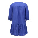 ONLY CARMAKOMA Vinnie 3/4 Lace Tunic Vævet - Dazzling Blue