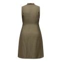 ONLY CARMAKOMA Britney Sl Calf String Kjole Vævet - Walnut