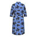 ONLY CARMAKOMA Nova Life 3/4 Calf Shirt Kjole - Dazzling Blue