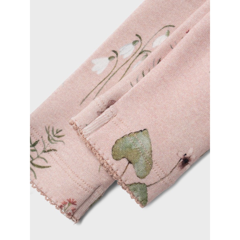 NAME IT Baby Bossa Leggings - Sepia Rose