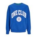 JACK & JONES JUNIOR Jorcole Volume Sweat Crew Neck Junior - Mazarine Blue