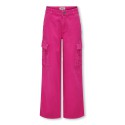 KIDS ONLY Yarrow-Vox Straight Cargo Bukser - Raspberry Rose