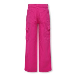 KIDS ONLY Yarrow-Vox Straight Cargo Bukser - Raspberry Rose