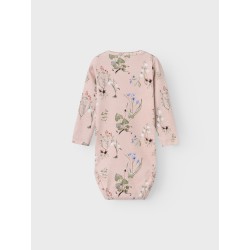 NAME IT Baby Bossa L/S Bodystocking - Sepia Rose