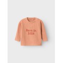 NAME IT Baby Binno L/S Waffel Strik - Cork