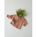 NAME IT Baby Binno L/S Waffel Strik - Cork