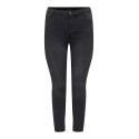 ONLY CARMAKOMA Mila-Iris Højtaljede Skinny Jeans - Washed Black