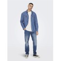 ONLY & SONS Bane Denim Skjorte - Medium Blue Denim