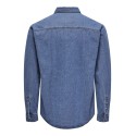 ONLY & SONS Bane Denim Skjorte - Medium Blue Denim