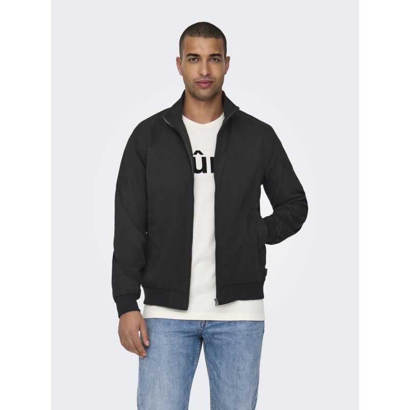 ONLY & SONS Alexander Harrington Jakke - Sort