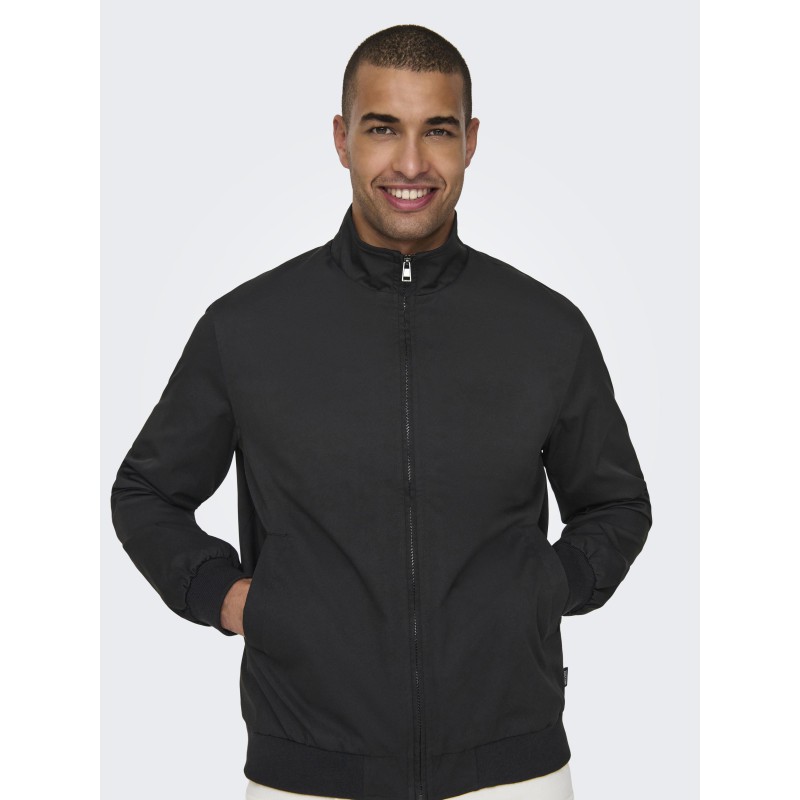 ONLY & SONS Alexander Harrington Jakke - Sort