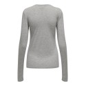 JDY Suma Uld L/S Bluse - Light Grey Melange