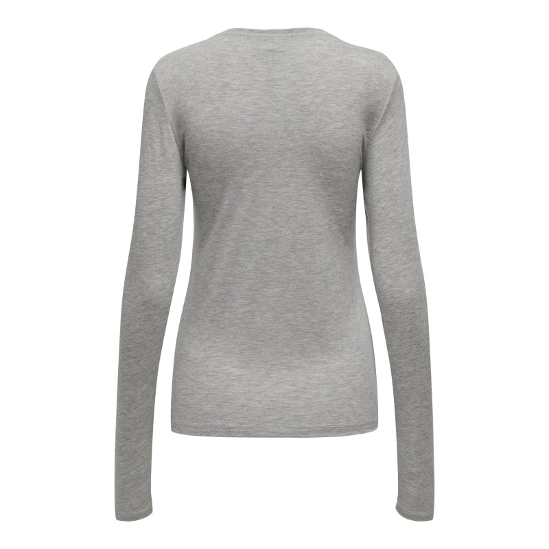 JDY Suma Uld L/S Bluse - Light Grey Melange