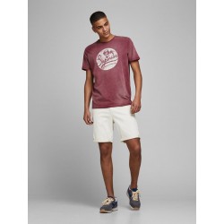 JACK & JONES Bowie Solid Shorts - Silver Birch
