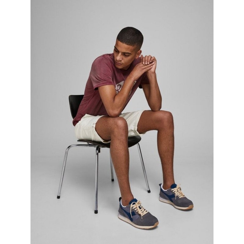 JACK & JONES Bowie Solid Shorts - Silver Birch