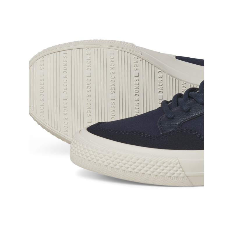 JACK & JONES Morden Canvas Special Trainers - Navy Blazer