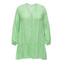 ONLY CARMAKOMA Marrakesh Life Langærmet Knee Kjole Aop - Spring Bouquet