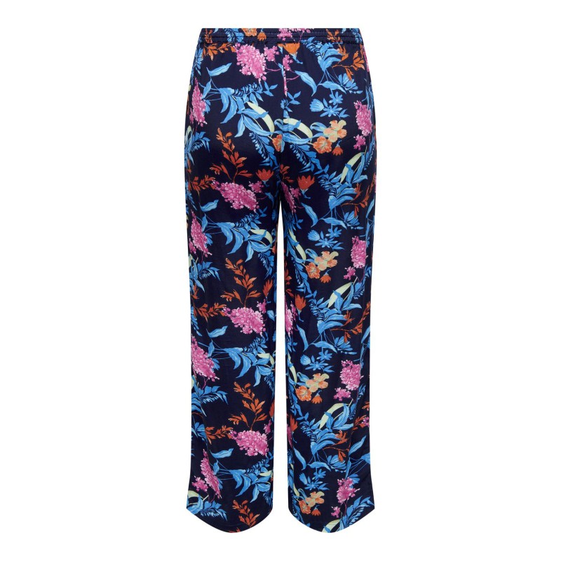 ONLY CARMAKOMA Kyra Life Palazzo Buksers Aop - Naval Academy