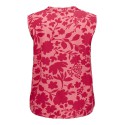 ONLY CARMAKOMA Uranus Life S/L Top Aop - Coral Paradise