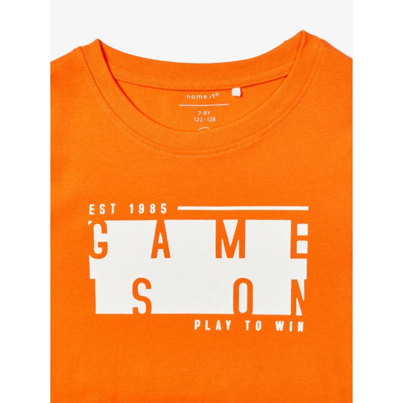 Name It Kids Hassi T-shirt - Vibrant Orange