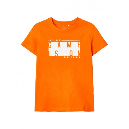 Name It Kids Hassi T-shirt - Vibrant Orange