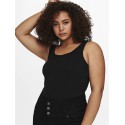 ONLY CARMAKOMA Time Tank Top - Sort