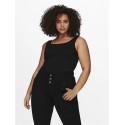 ONLY CARMAKOMA Time Tank Top - Sort