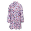 KIDS ONLY Veneda L/S Kort Kjole - Clear Sky