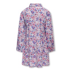 KIDS ONLY Veneda L/S Kort Kjole - Clear Sky