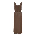 JDY Say S/L Linen Maxi Tie Kjole Vævet Dia - Carafe