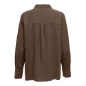 JDY Say Langærmet Linen Loose Shirt Vævet - Carafe
