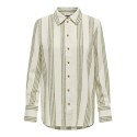 JDY Say Strip Langærmet Lin Loose Shirt Vævet Dia - Turtledove