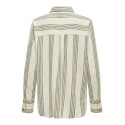 JDY Say Strip Langærmet Lin Loose Shirt Vævet Dia - Turtledove