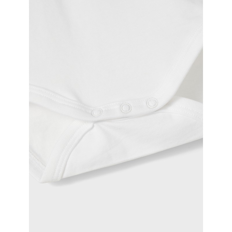 NAME IT Holger Langærmet Polo Body - Bright Hvid