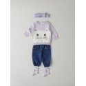 NAME IT Dubie Headband - Heirloom Lilac