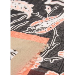 SOYACONCEPT Dijona Halstørklæde - Koral/Sand