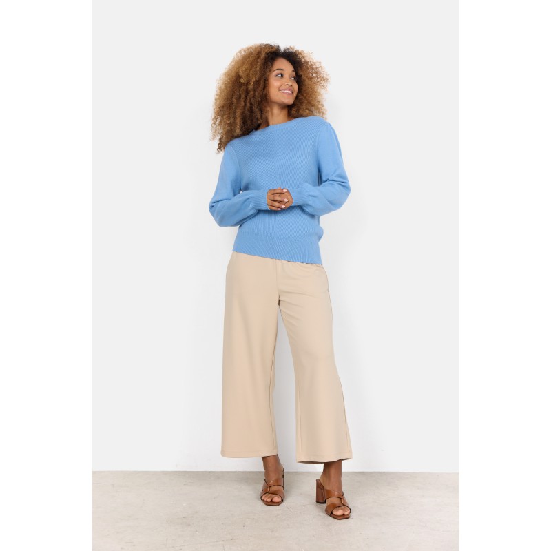 SOYACONCEPT Kanita Strik Pullover - Blå