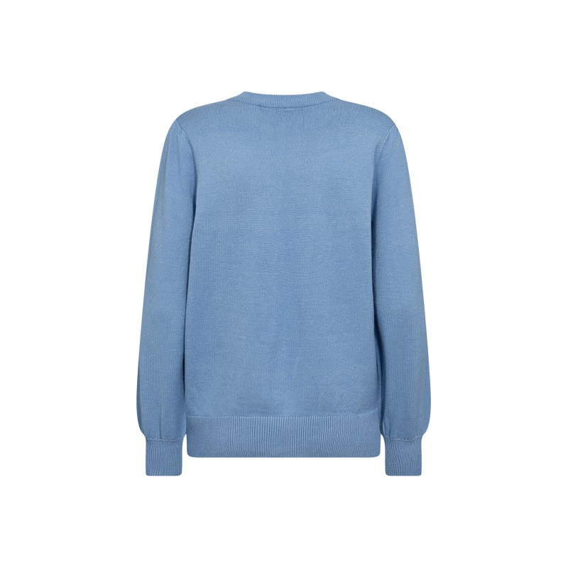 SOYACONCEPT Kanita Strik Pullover - Blå