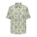 ONLY Beatrize Linen 2/4 Overs Shirt Ex Ptm - Birch