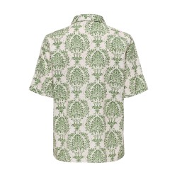 ONLY Beatrize Linen 2/4 Overs Shirt Ex Ptm - Birch