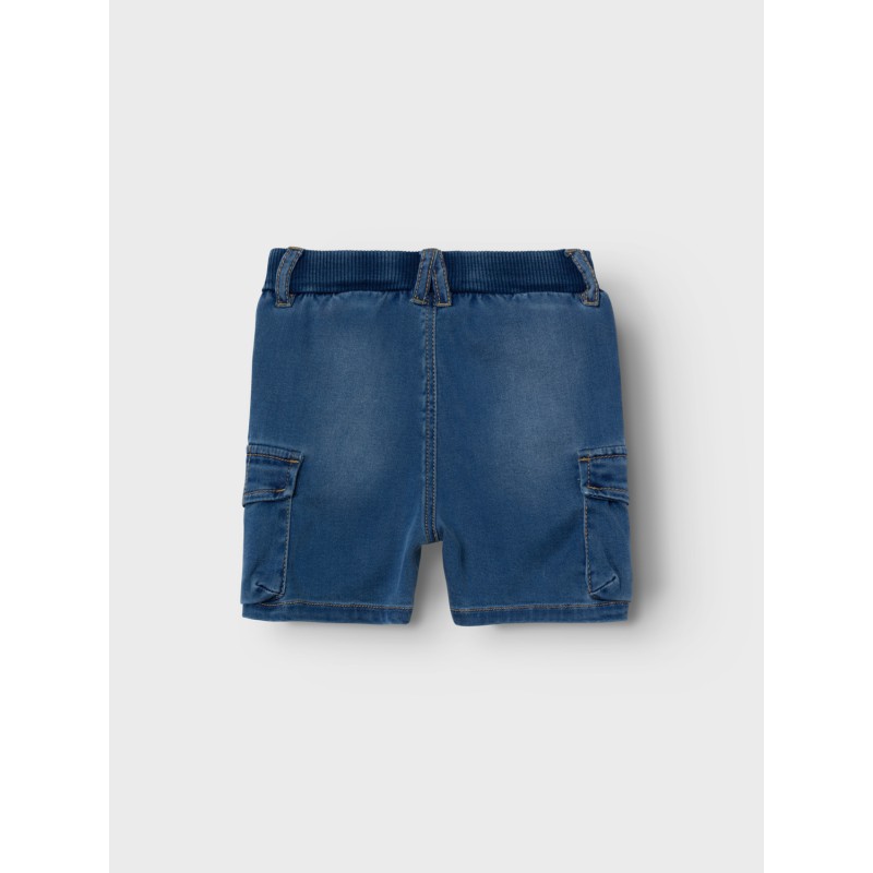 NAME IT MINI Ben Baggy Denim Shorts - Medium Blue Denim