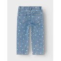NAME IT Bella Mom Shaped Jeans 3555-On F - Medium Blue Denim