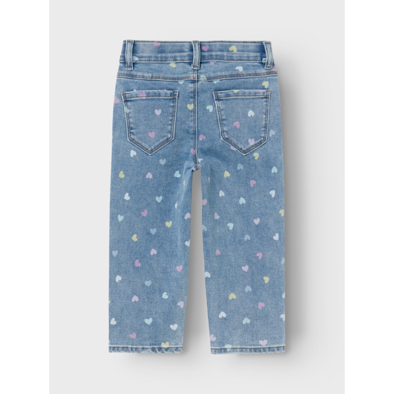 NAME IT Bella Mom Shaped Jeans 3555-On F - Medium Blue Denim