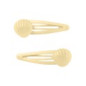 NAME IT Shell 2P Hairclip - Double Cream