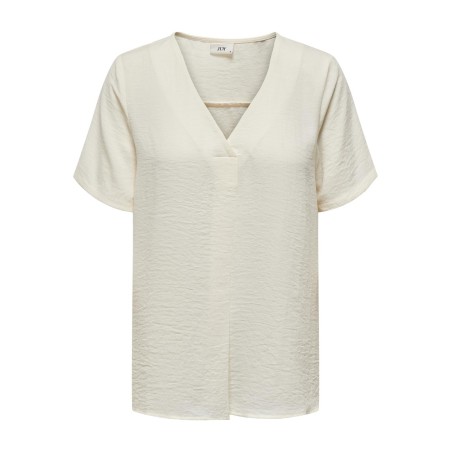 JDY Divya Life Top - Cloud Dancer